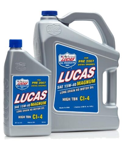 LUCAS ACEITE SAE 15W-40 MAGNUM - ALTO RENDIMIENTO TBN CI-4