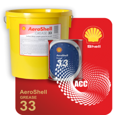 AEROSHELL™ GREASE 33 UNIVERSAL AIRFRAME SYNTHETIC AIRCRAFT GREASE CUBETA DE 16 KG