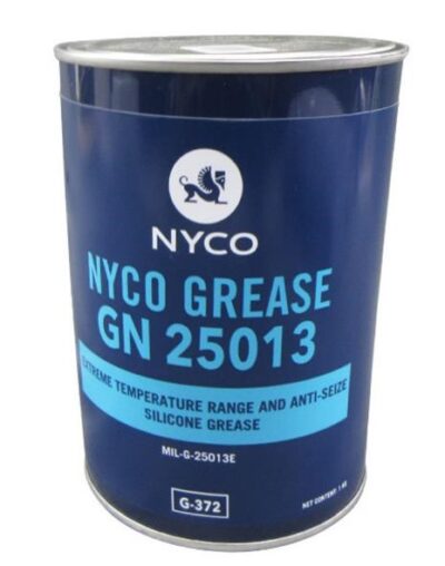 NYCO GREASE GN 25013 WHITE MIL-G-25013E / PHM 5-3-L SPEC EXTREME TEMPERATURE RANGE SILICONE GREASE