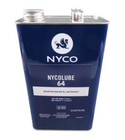 NYCO NYCOLUBE 64 MIL-PRF-6086F GRADE L SPEC HELICOPTER GEAR OIL